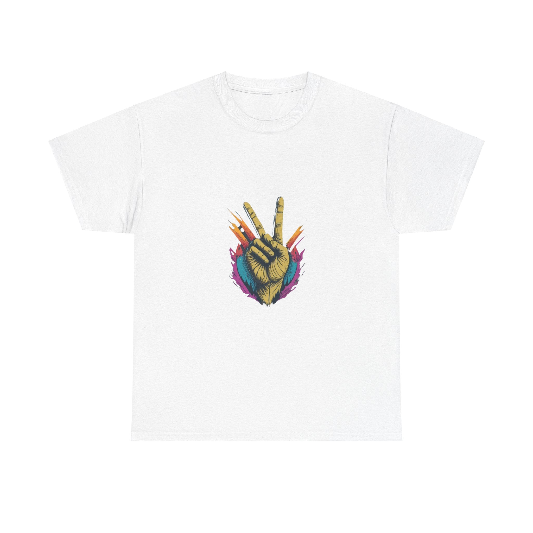 two fingers Unisex Heavy Cotton Tee