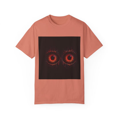 Halloween Unisex T-shirt with Scary Eyes Design