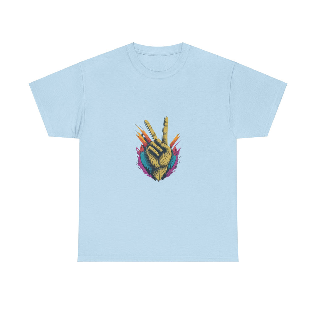 two fingers Unisex Heavy Cotton Tee