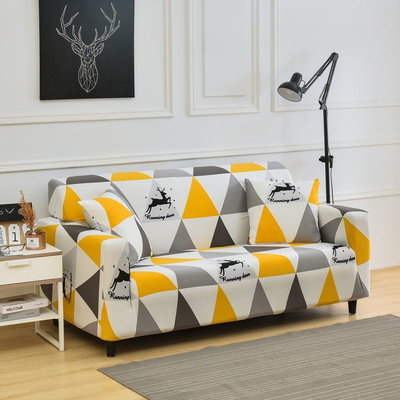 Elastic universal sofa cover