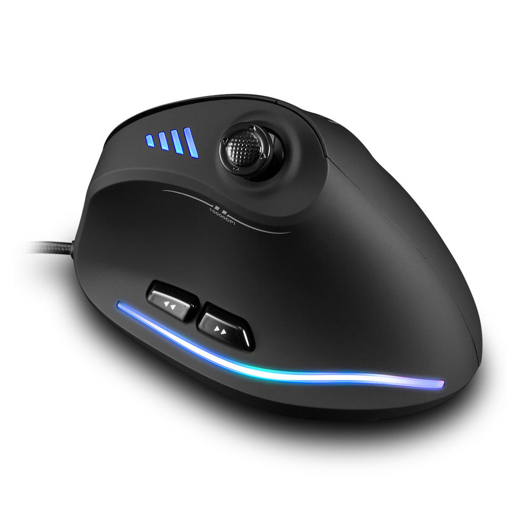 Reduce Wrist Strain: Wired Vertical Mouse for Programmers