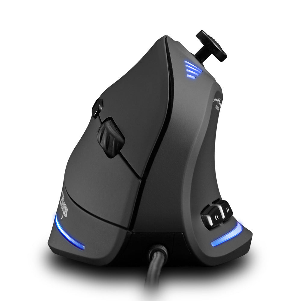 Reduce Wrist Strain: Wired Vertical Mouse for Programmers