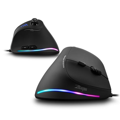 Reduce Wrist Strain: Wired Vertical Mouse for Programmers