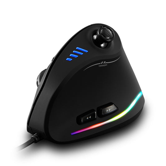 Reduce Wrist Strain: Wired Vertical Mouse for Programmers