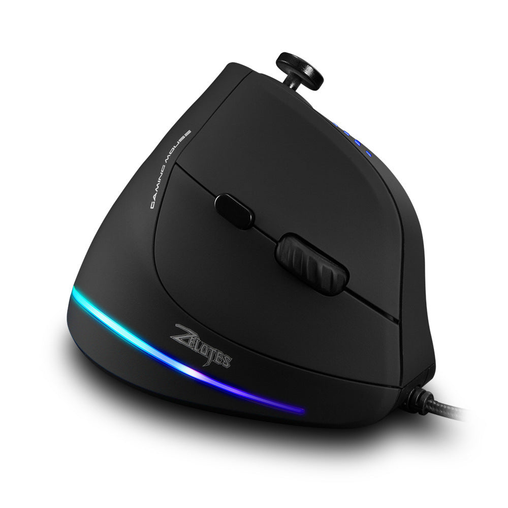 Reduce Wrist Strain: Wired Vertical Mouse for Programmers