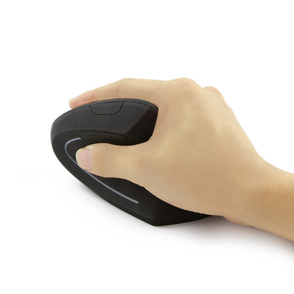 Wrist-Friendly: Vertical Wireless Mouse