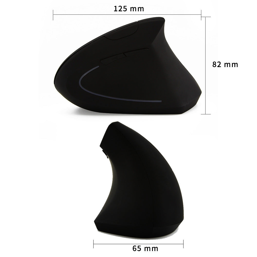 Wrist-Friendly: Vertical Wireless Mouse