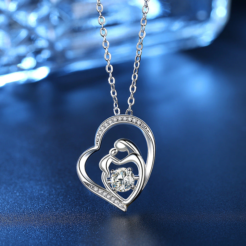 Love Zircon Mother's Day Pendant Necklace