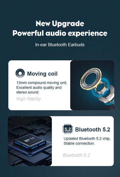 Bluetooth 5.0 Ear buds | Wireless Earbuds | Stereo Sound