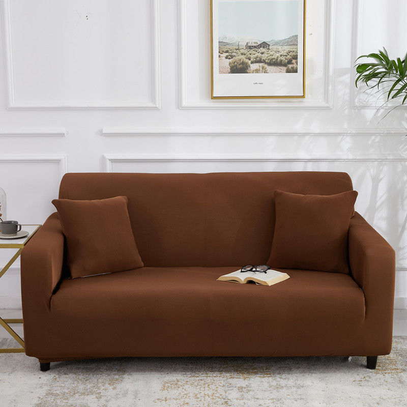Pure Color Stretch Sofa Cover All-Inclusive Universal Sofa Cover Sofa Cushion Fabric