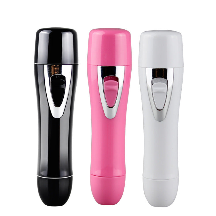 USB Rechargeable Electric Lady Shaver - Waterless Hair Removal for Underarms & Heels