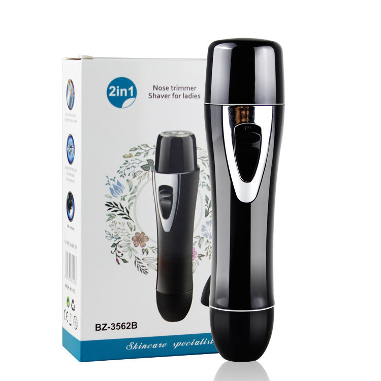 USB Rechargeable Electric Lady Shaver - Waterless Hair Removal for Underarms & Heels