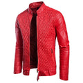 Stylish Leather Jacket with Cardigan Styling