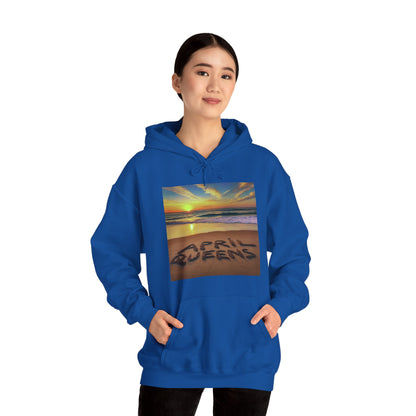 April queen Unisex Heavy Blend™ Hooded Sweatshirt