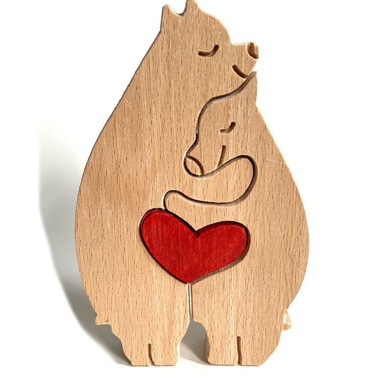 Mother's Day Wooden Products Series Ornaments Animal