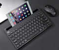 Wireless Bluetooth Keyboard & Mouse Set | USB Bluetooth | Slim Compact | Black & Pink