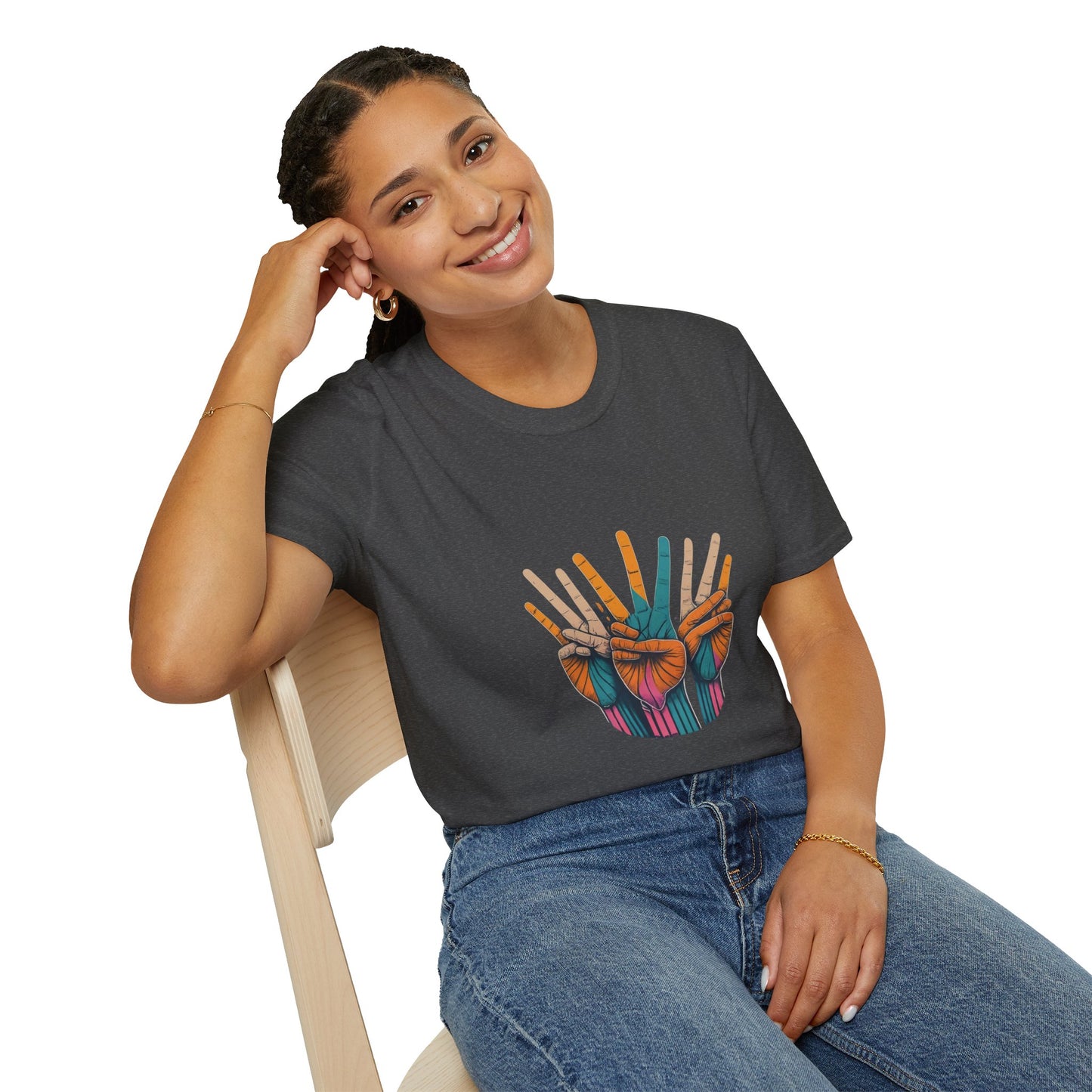 Finger Fun Unisex Softstyle T-Shirt