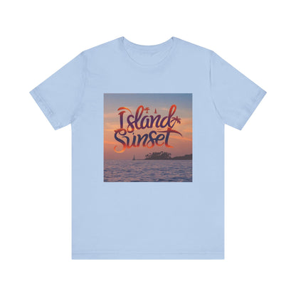 Islands sunset Unisex Jersey Short Sleeve Tee