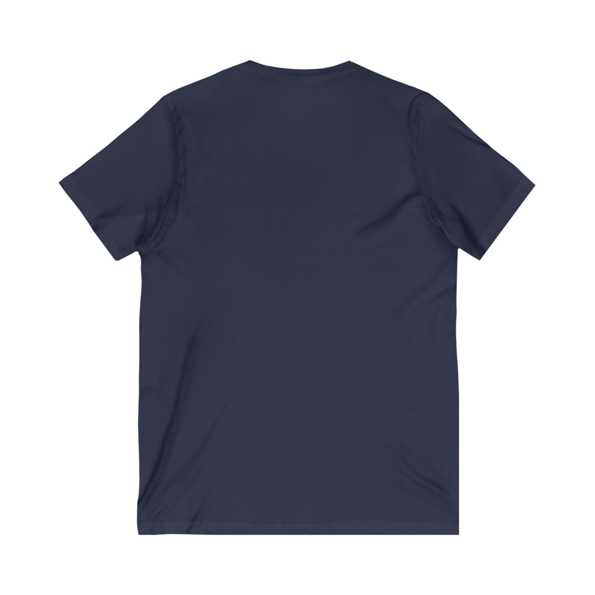 All-Day Comfort: Unisex Jersey Tees - Look & Feel Great All Day! Short Sleeve V-Neck Tee