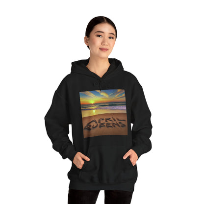 April queen Unisex Heavy Blend™ Hooded Sweatshirt