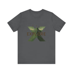 Explorar camiseta de manga corta de jersey unisex