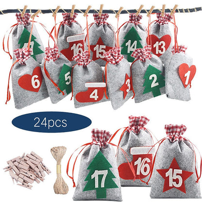 Christmas gift bundle pocket