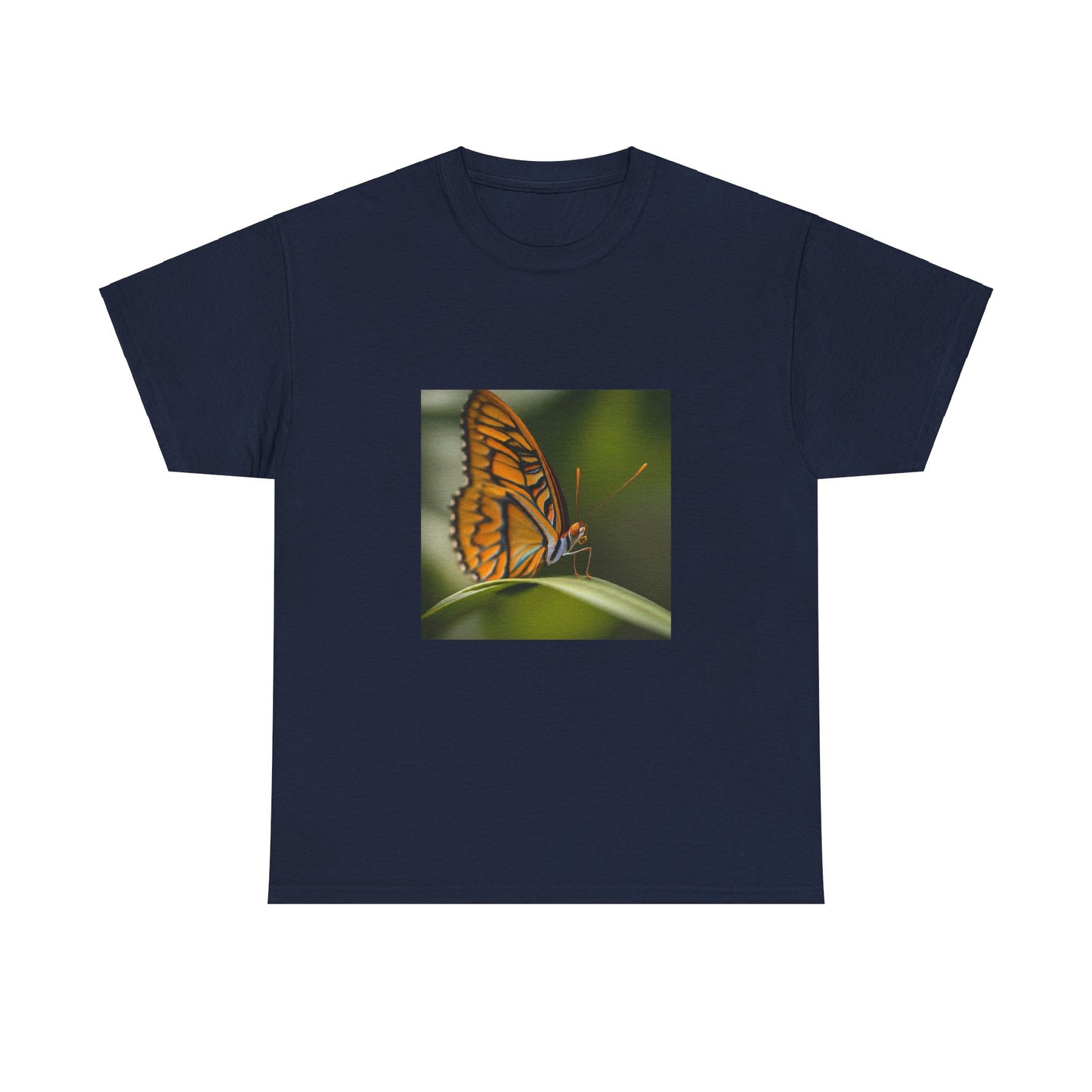 butter fly print Unisex Heavy Cotton Tee