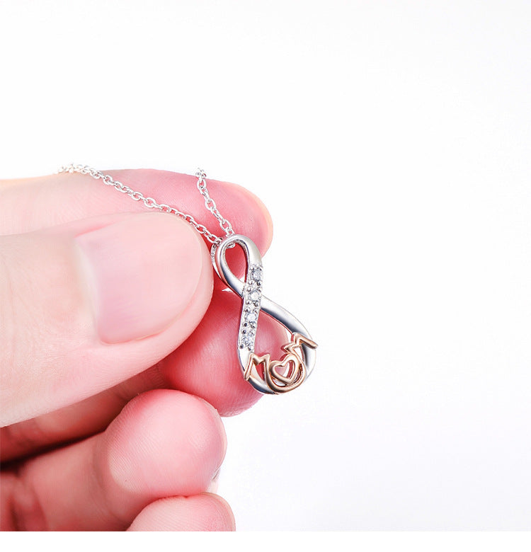 925 Sterling Silver Jewelry Mother's Day Necklace