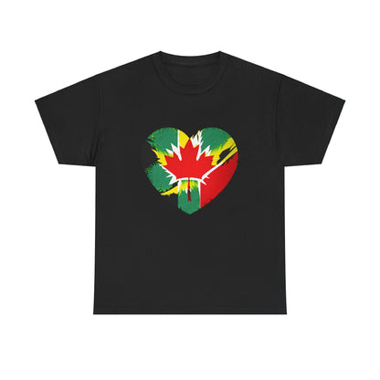 Jamaican-Canadian pride: Unisex Heavy Cotton Tee