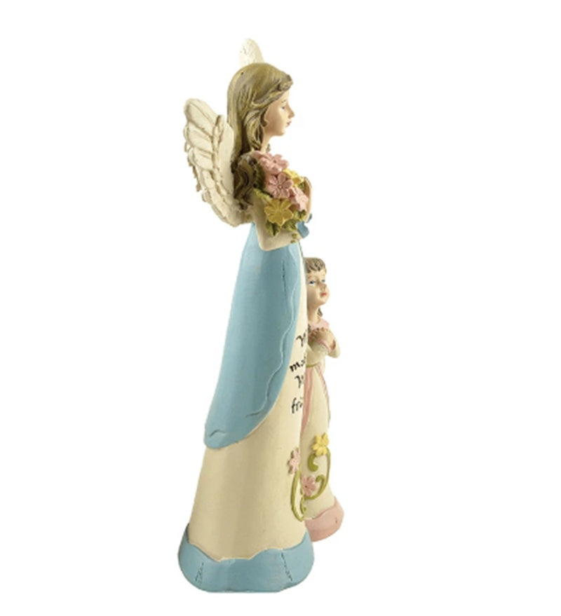 Mother's Day flower fairy statue, resin angel figurine