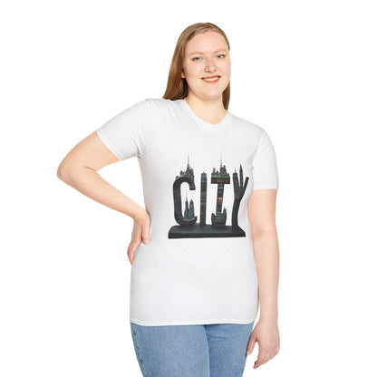 Unisex Softstyle  city tee shirt