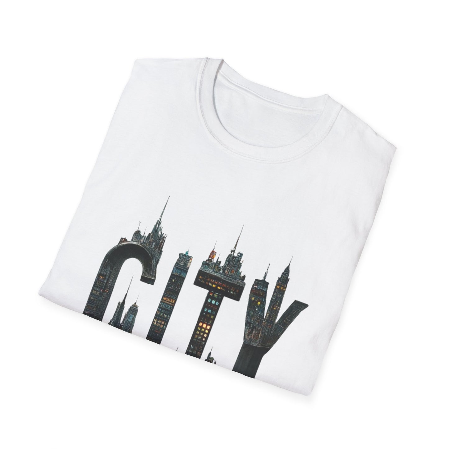 Unisex Softstyle  city tee shirt