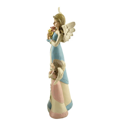 Mother's Day flower fairy statue, resin angel figurine