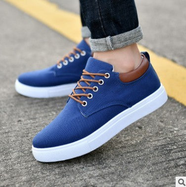 Casual Men's Winter Sneakers Shoes Canvas Flat Shoes