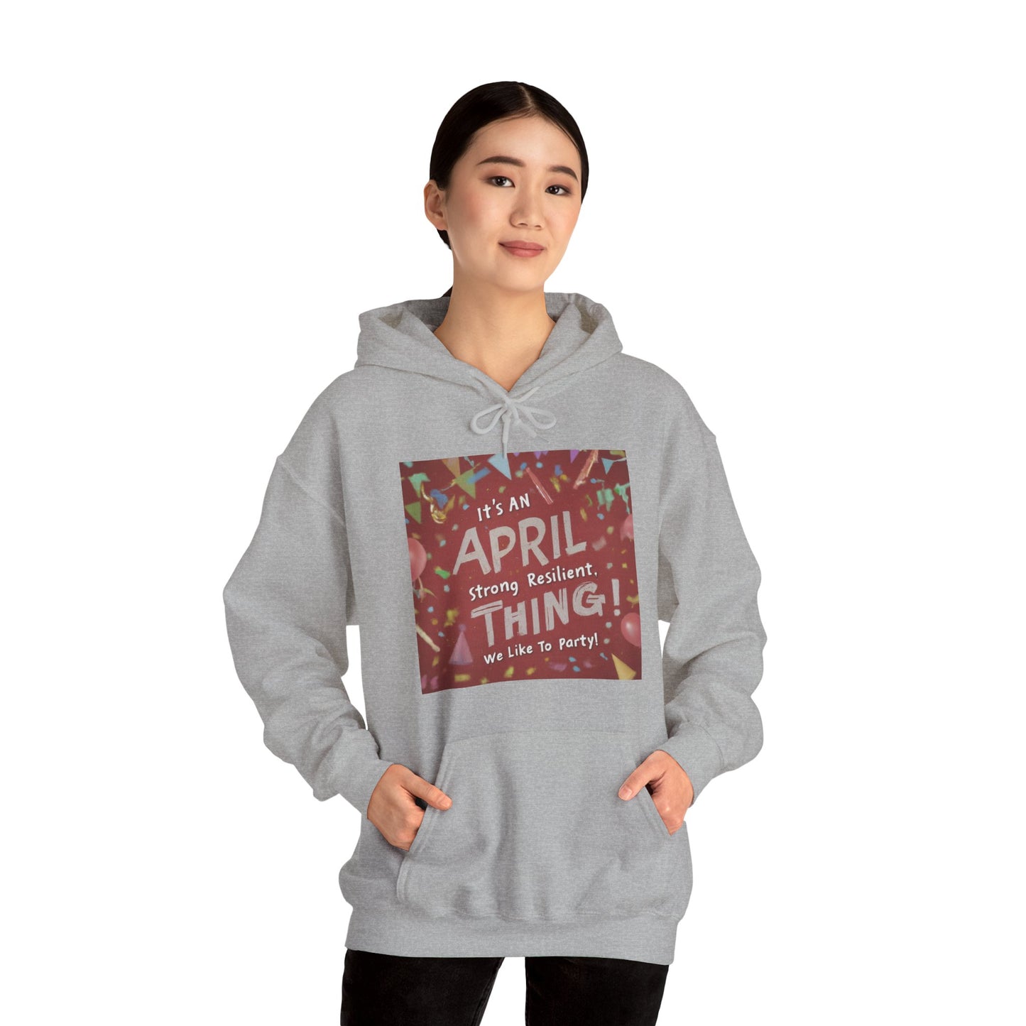 It's on April thing Unisex Heavy Blend™ Hooded Sweatshirt