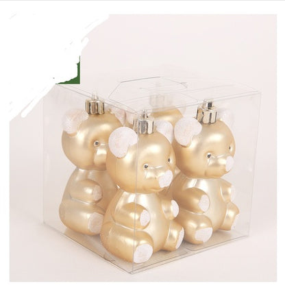 Christmas Ornaments Cute Gifts Reindeer Balls Stars Gingerbread Man Christmas Pendant Ornaments Charm