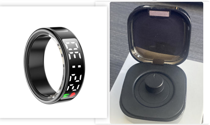 Smart Ring with Display Screen - Touch Flip Wearable Technology