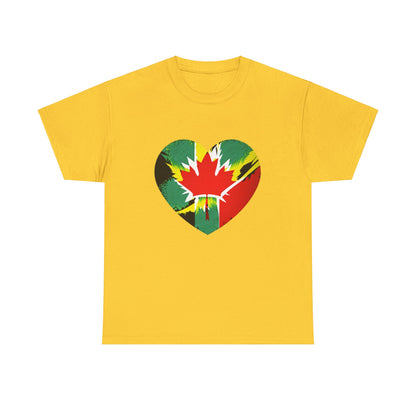 Jamaican-Canadian pride: Unisex Heavy Cotton Tee