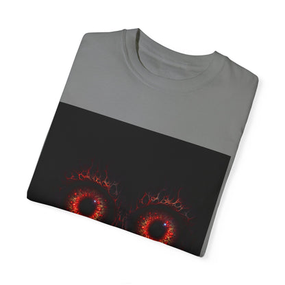 Halloween Unisex T-shirt with Scary Eyes Design