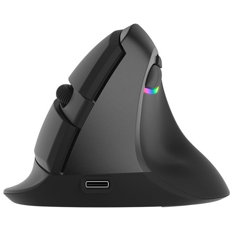 Ergonomic Wireless Vertical Mouse - 2400 DPI, 6-Button Optical
