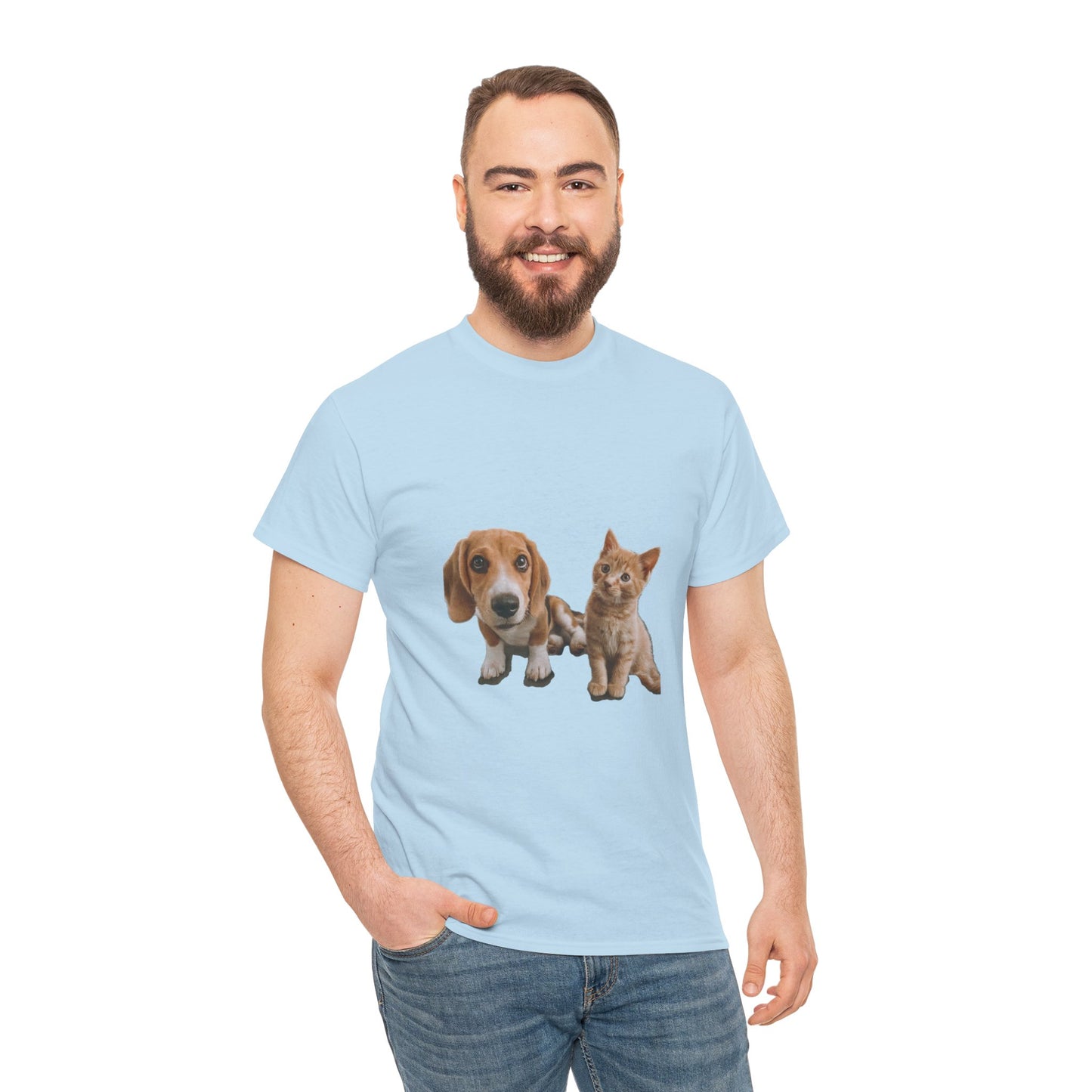 Furry Friends Pet Lovers Unisex Heavy Cotton Tee