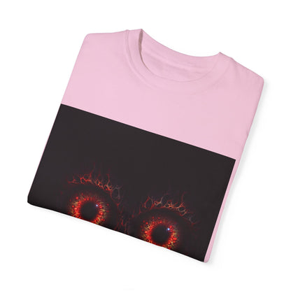 Halloween Unisex T-shirt with Scary Eyes Design