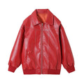 Loose Fashion Retro Jacket Cool Stand Collar Long Sleeve Jacket Womens Clothing