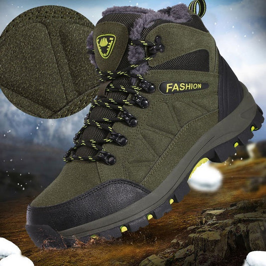 Winter Outdoors High Cotton-padded Shoes Sports Climbing Shoes