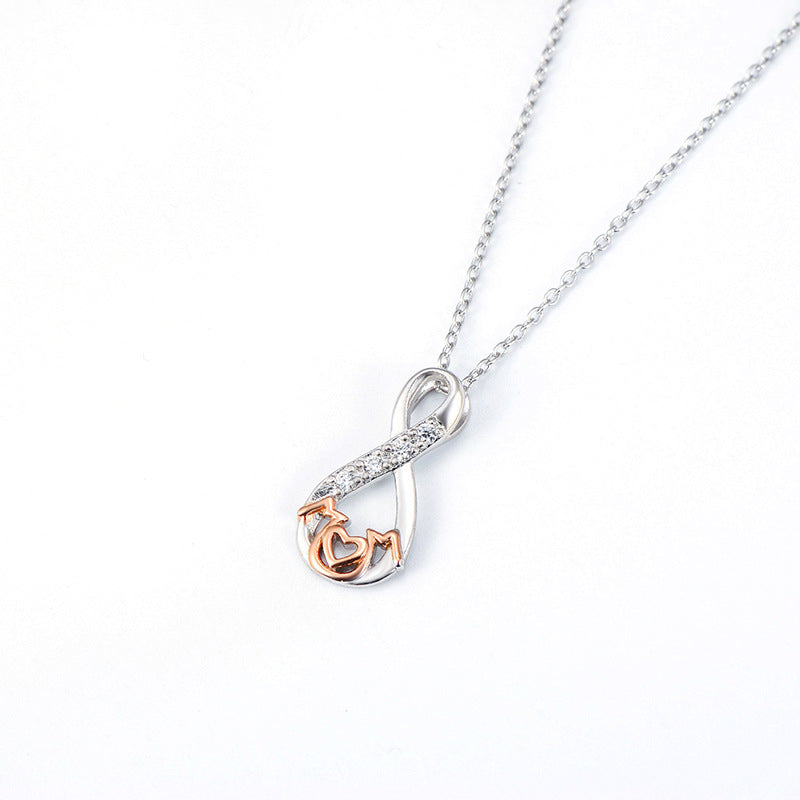 925 Sterling Silver Jewelry Mother's Day Necklace