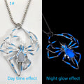 Halloween Spider Necklace  Jewelry for both men and women and Glow-in-the-dark