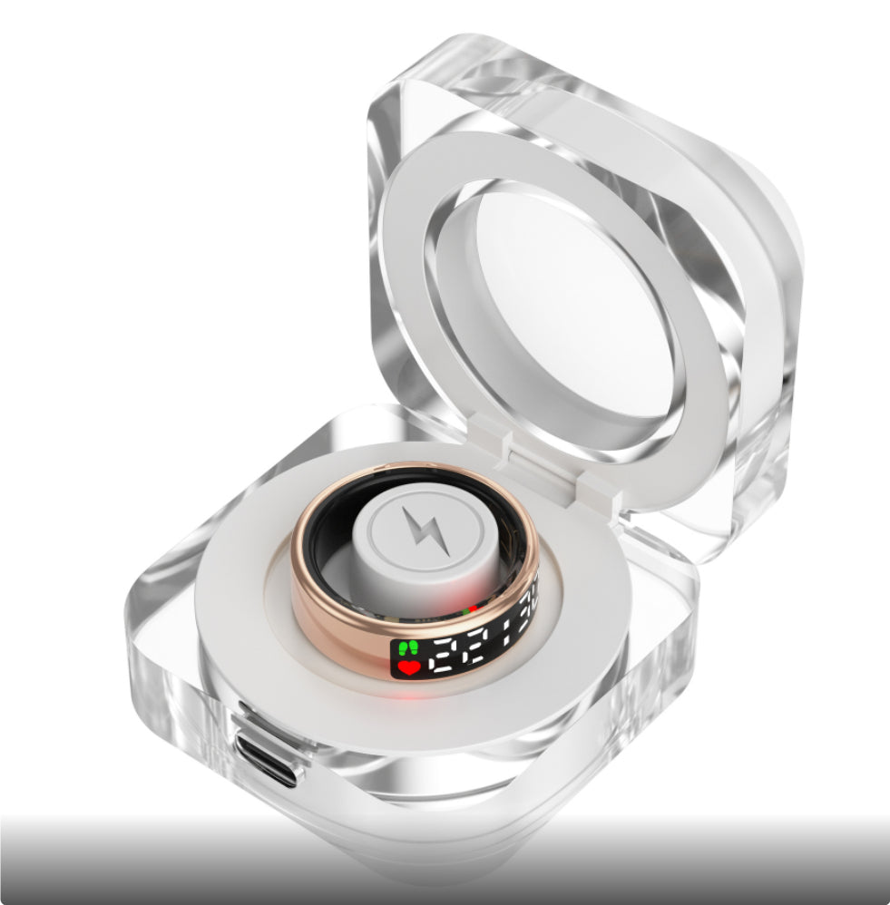 Smart Ring with Display Screen - Touch Flip Wearable Technology
