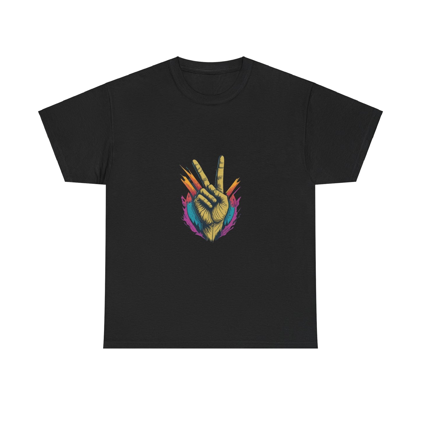 two fingers Unisex Heavy Cotton Tee