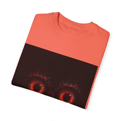 Halloween Unisex T-shirt with Scary Eyes Design