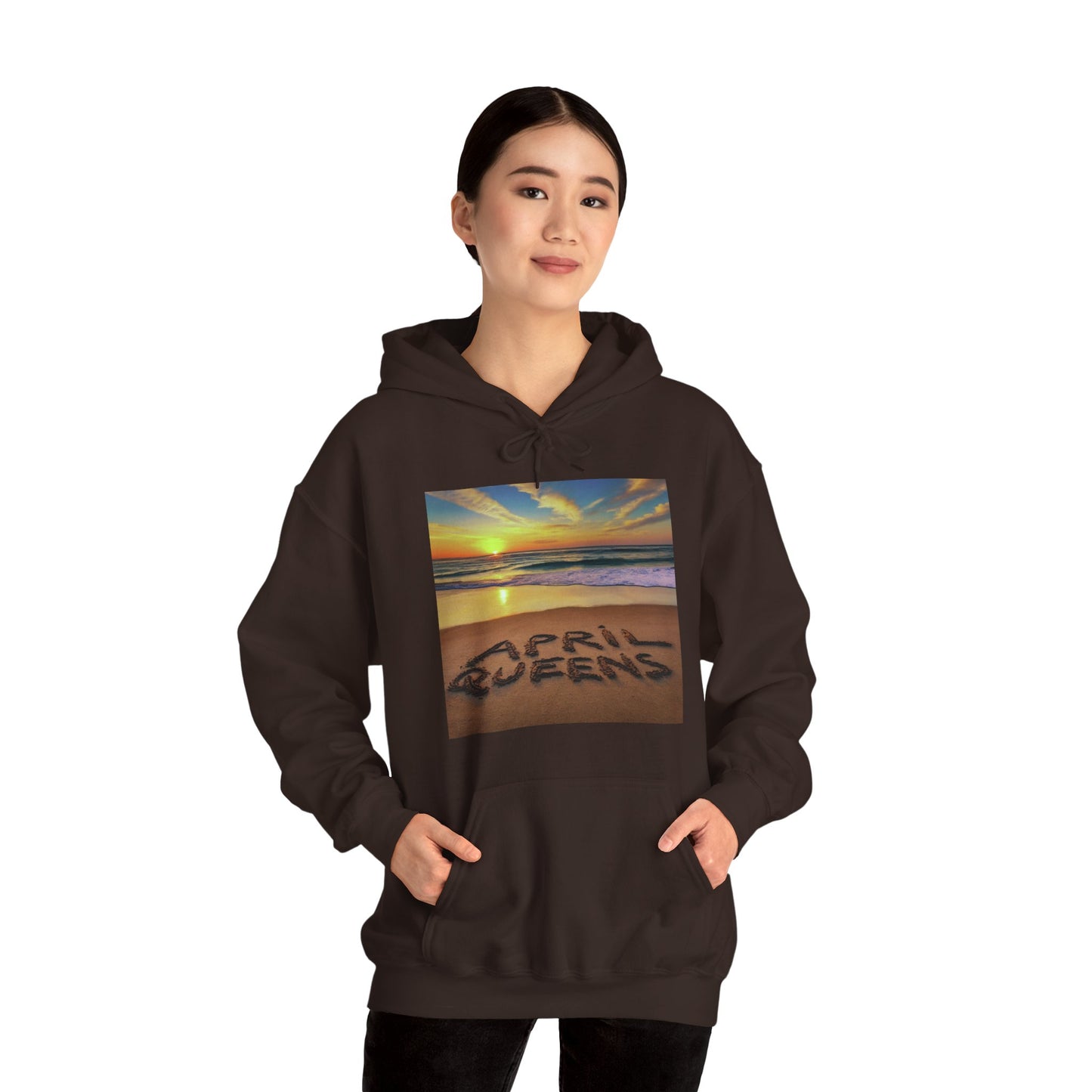 April queen Unisex Heavy Blend™ Hooded Sweatshirt